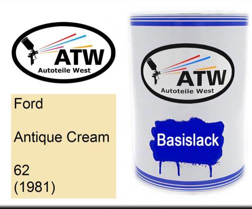 Ford, Antique Cream, 62 (1981): 500ml Lackdose, von ATW Autoteile West.